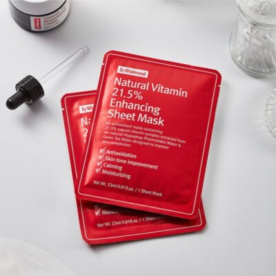 BY WISHTREND NATURAL VITAMIN 21.5 ENHANCING SHEET MASK