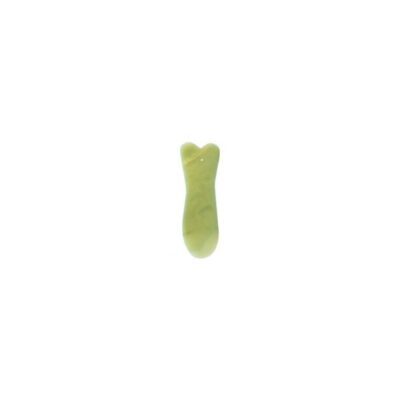 GUA SHA GREEN JADE FISH SHAPE