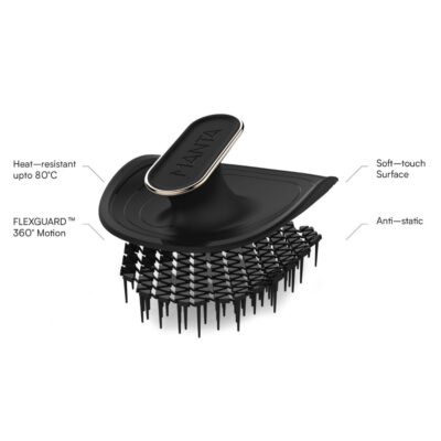 MANTA HAIR BRUSH BLACK