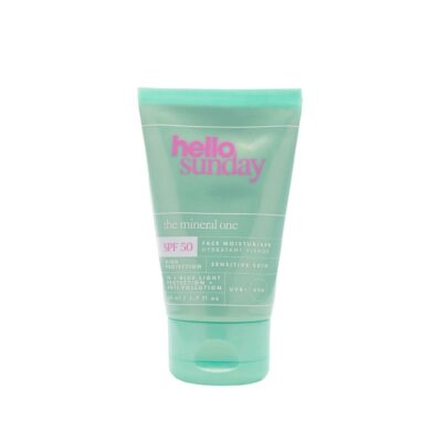 HELLO SUNDAY THE MINERAL ONE - 100% MINERAL FILTER FRAGRANCE FREE FACE CREAM SPF 50