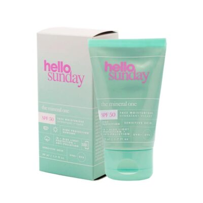 HELLO SUNDAY THE MINERAL ONE - 100% MINERAL FILTER FRAGRANCE FREE FACE CREAM SPF 50