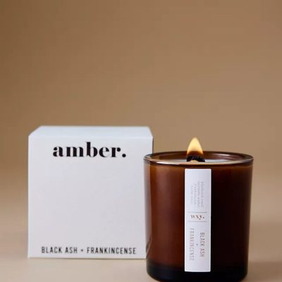 WXY CANDLE BLACK ASH + FRANKINCENSE - THE VINTAGE SCENT MINI 150 GR