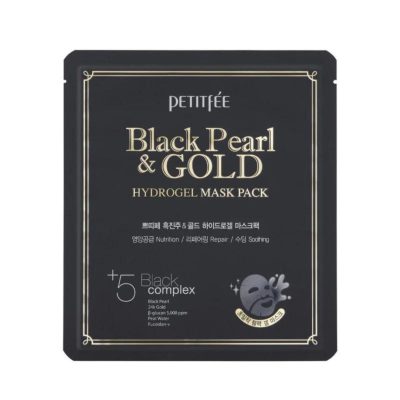 PETITFEE BLACK PEARL & GOLD HYDROGEL MASK PACK