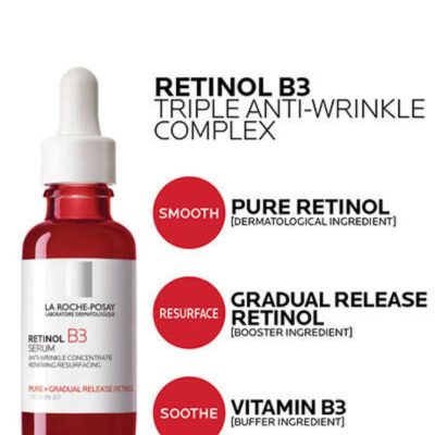 LA ROCHE POSAY 0.3% RETINOL + VITAMIN B3 SERUM