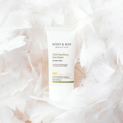 MARY & MAY VEGAN CICA SOOTHING SUN CREAM SPF50+ PA++++