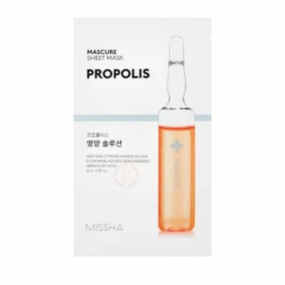 MISSHA MASCURE NUTRITION PROPOLIS SHEET MASK