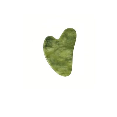 GUA SHA GREEN JADE HEART SHAPE 2