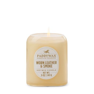 PADDYWAX VISTA CANDLE TOBACCO WORN LEATHER