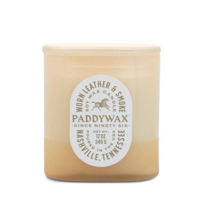 PADDYWAX VISTA CANDLE TOBACCO WORN LEATHER LARGE