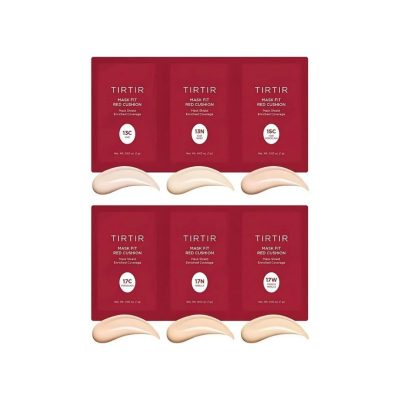TIRTIR MASK FIT RED CUSHION 6 SHADE TRIAL KIT LIGHT 13C-17W