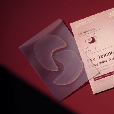APRICOT EYE-TEMPLE PADS WITH HEXAPEPTIDE
