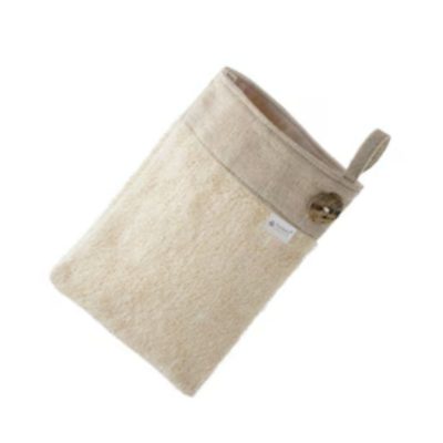 HYDREA LONDON SISAL + LINEN SPA MITT