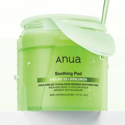 ANUA AZELAIC 10 HYALURON REDNESS SOOTHING PAD