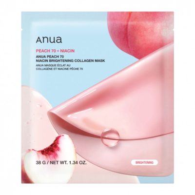 ANUA PEACH 70 NIACIN BRIGHTENING COLLAGEN MASK 1 PIECE