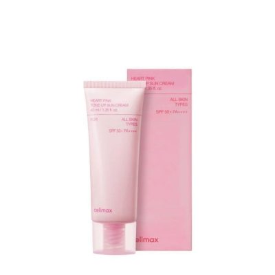 CELIMAX HEART PINK TONE UP SUN CREAM SPF50+ PA++++