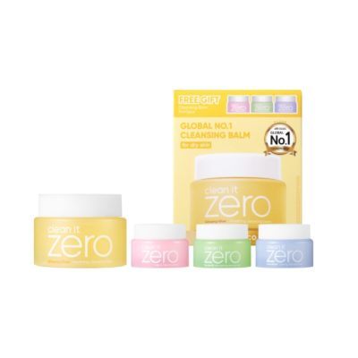BANILA CO CLEAN IT ZERO CLEANSING BALM NOURISHING SET 100ML X 3*7ML