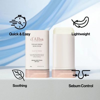 D'ALBA VEGAN FRESH SUN STICK SPF50+