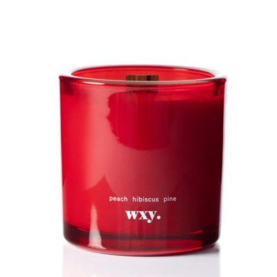 WXY CANDLE ROAM PEACH HIBISCUS PINE.