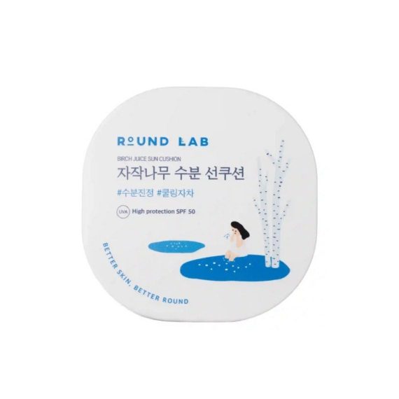 ROUND LAB BIRCH MOISTURIZING SUN CUSHION SPF 50+