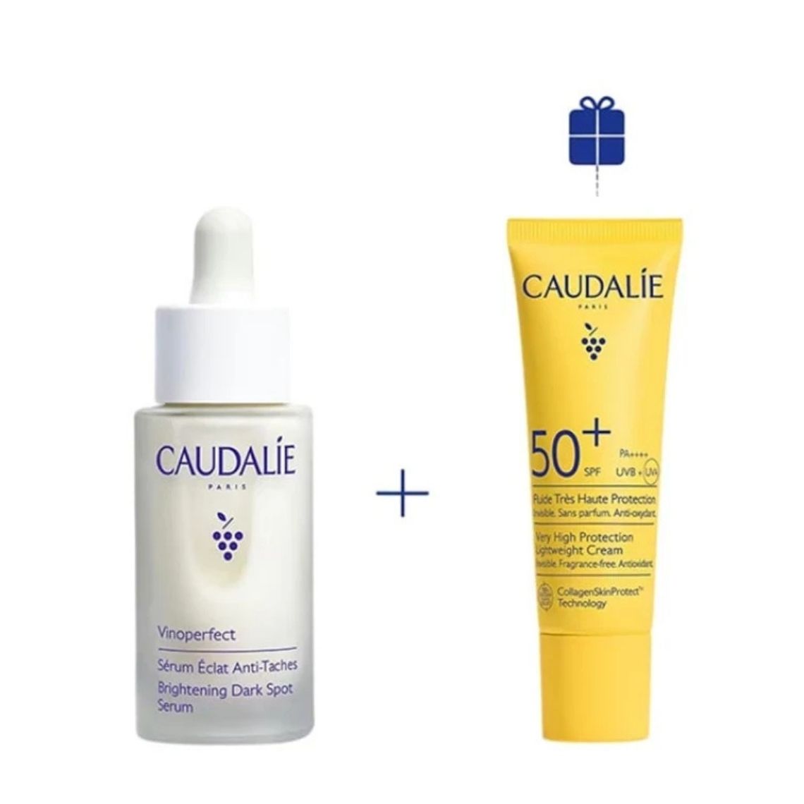 CAUDALIE VINOPERFECT DARK SPOT BRIGHTENING SERUM & SPF50+ CREAM DUO
